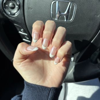 Lavender Nails - Gel X Fill w/ missing nail, French tips & chrome for only 55!! - Nail Salons Near Me - Long Beach, California