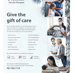 SYNERGY HomeCare of Westwood - Giving the gift of care during the holidays and year-round.
