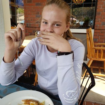 Buttercup Pantry Restaurant - Finishing up her yummy breakfast plate! - American Near Me - Placerville, California