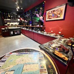 Royal Zayka - The buffet setup