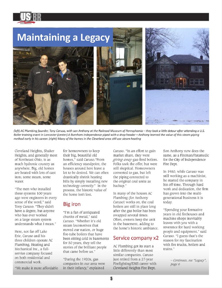 Slide of AC Plumbing Heating & Mechanical