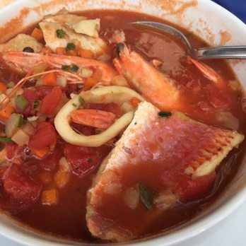 Poissonnier Dangel - Bouillabaisse generous portion of fresh fish, prawns & calamari - Fishmonger Near Me - Brussels, BRU