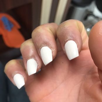 Nancy Nails & Spa - Not interested in removing the acrylic around the cuticle. MINOR but big deal . - Nail Salons Near Me - Redmond, Washington