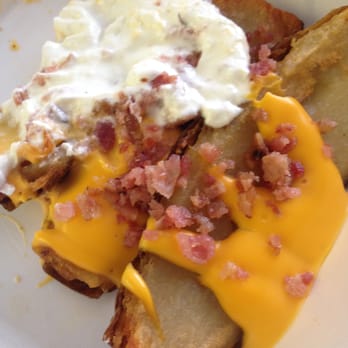Great Steak - Potato Skins topped with Philly Cheese, bacon, and sour cream - Cheesesteaks Near Me - Torrance, California