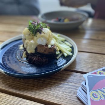 Five5eeds - Pulled pork Benedict - Coffee & Tea Near Me - Park City, Utah
