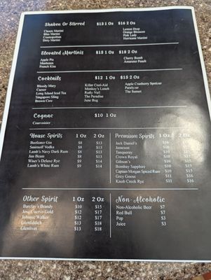 Menu photo 3 @Liberty Lounge Calgary, AB