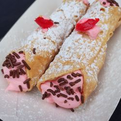 Food Truck Wednesdays In The Garden - Maria's cherry almond cannoli.