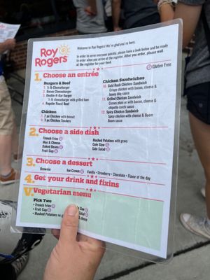 Menu photo 3 Roy Rogers Alexandria, VA