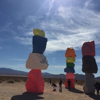Seven Magic Mountains - Public Art Near Me - Las Vegas, Nevada Seven Magic Mountains - Public Art Near Me - Las Vegas, Nevada
