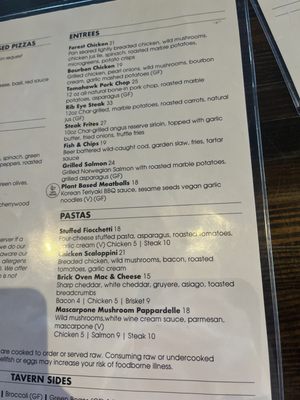 Menu photo 5 Black Label Tavern Shelby Township, MI