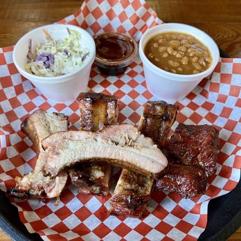 Big J’s Side Porch - The Pork Rib Plate - Burgers Near Me - Clinton, Louisiana