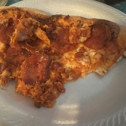 Domino's Pizza - Crust so thin its not even there.