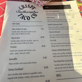 Crispy Taco - Mexican Near Me - Southampton, New York Crispy Taco - Mexican Near Me - Southampton, New York