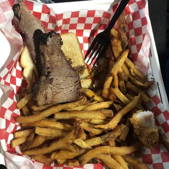 Hog Pit BBQ - Two slices of brisket and a small side for $20. It was average. Would never pay that much again for two average pieces of brisket - Barbeque Near Me - Fayetteville, Georgia Hog Pit BBQ - Two slices of brisket and a small side for $20. It was average. Would never pay that much again for two average pieces of brisket - Barbeque Near Me - Fayetteville, Georgia