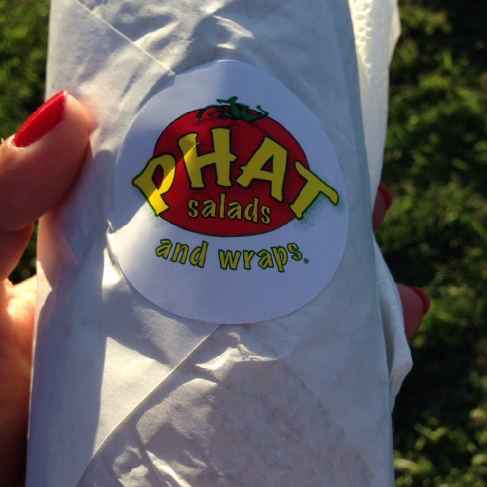 Phat Salads and Wraps - The New Yorker with steak was delish! - Food Trucks Near Me
