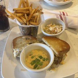 Crabcake Melt and Lobster Au Jus Crabcake Melt and Lobster Au Jus