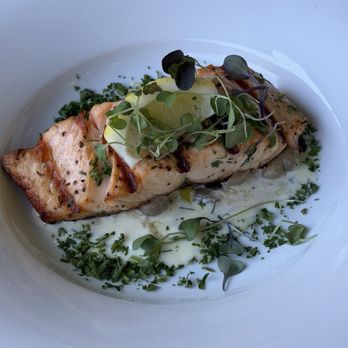 The Stanford Faculty Club - Roasted Salmon fillet but requested to have it grilled instead - Venues & Event Spaces Near Me - Stanford, California The Stanford Faculty Club - Roasted Salmon fillet but requested to have it grilled instead - Venues & Event Spaces Near Me - Stanford, California