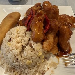 General Tso Chicken, Lunch special portion General Tso Chicken, Lunch special portion