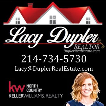 Lacy Dupler - Keller Williams North Country - Contact Me Today! - Real Estate Agents Near Me - Celina, Texas Lacy Dupler - Keller Williams North Country - Contact Me Today! - Real Estate Agents Near Me - Celina, Texas