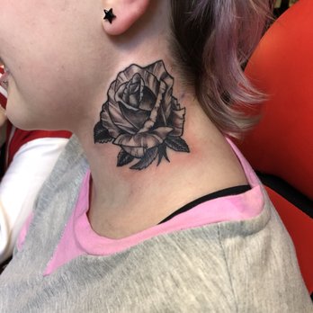Aces and Eights Tattoo - Rose Tattoo (mine) - Tattoo Near Me - Sacramento, California