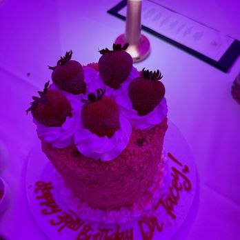 Mary's Cakes - We had strawberry cake with vanilla ice cream. This is the strawberry shortcake order. The holes are where we had the candles. - Bakeries Near Me - Las Vegas, Nevada Mary's Cakes - We had strawberry cake with vanilla ice cream. This is the strawberry shortcake order. The holes are where we had the candles. - Bakeries Near Me - Las Vegas, Nevada