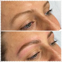 1:11 Brow & Beauty Studio - Brow Lamination with Serra. This service takes 30-45 mins. Brow wax, shape & tint included I. Service. Results last 6-8 weeks!