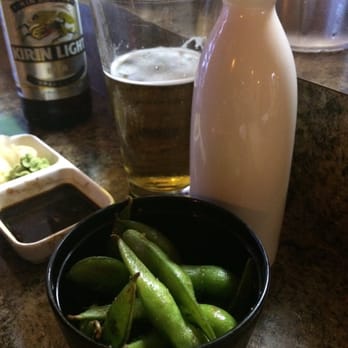 JooN's Sushi - Garlic Butter Edamame-saki-kirin light - Sushi Bars Near Me - Murrieta, California