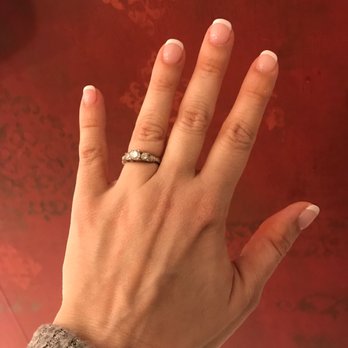 CA Nails & Spa - Pink and white gel dip (powder kind-less abrasive to your nails) The regular gel is $35. - Nail Salons Near Me - Fernandina Beach, Florida