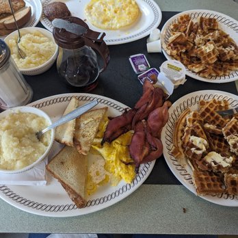 Waffle House - Waffle, grits, toast, eggs, bacon all $10.50 - Breakfast & Brunch Near Me - Middletown, Delaware