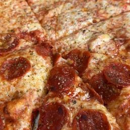 a pepperoni pizza