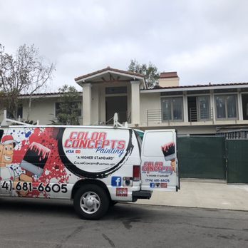 Color Concepts - June gloom didn't stop this exterior in Palos Verdes Estates. - Painters Near Me