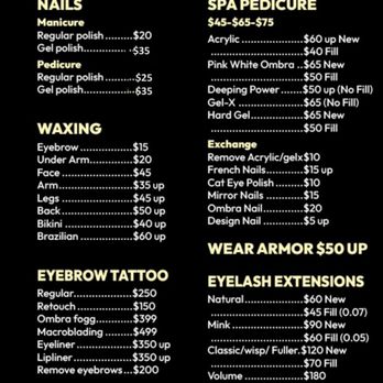 4 Beauty Spa - Price List as of 1/2025 - Nail Salons Near Me - Alhambra, California