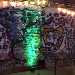 Athens Cotton Press - Funky graffiti around the room makes for great photo backdrops!