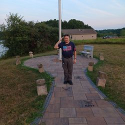 The Wilds Cabins at Straker Lake - At the flagpole