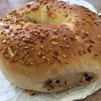 Bagels Plus - Pretty decent size bagel. - Bagels Near Me - Tampa, Florida