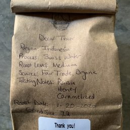 My coffee purchase which I love.