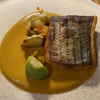 Republica - Piñon, bass, and patty pan - Mexican Near Me - Portland, Oregon