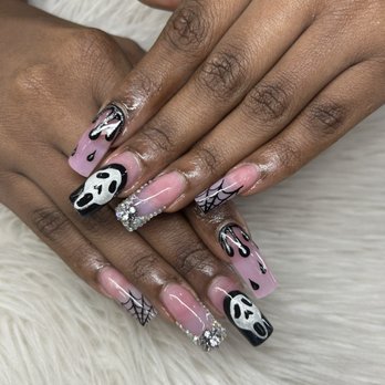 Daisy Nails - Daisy nails Spooky set - Nail Salons Near Me - Lancaster, California Daisy Nails - Daisy nails Spooky set - Nail Salons Near Me - Lancaster, California