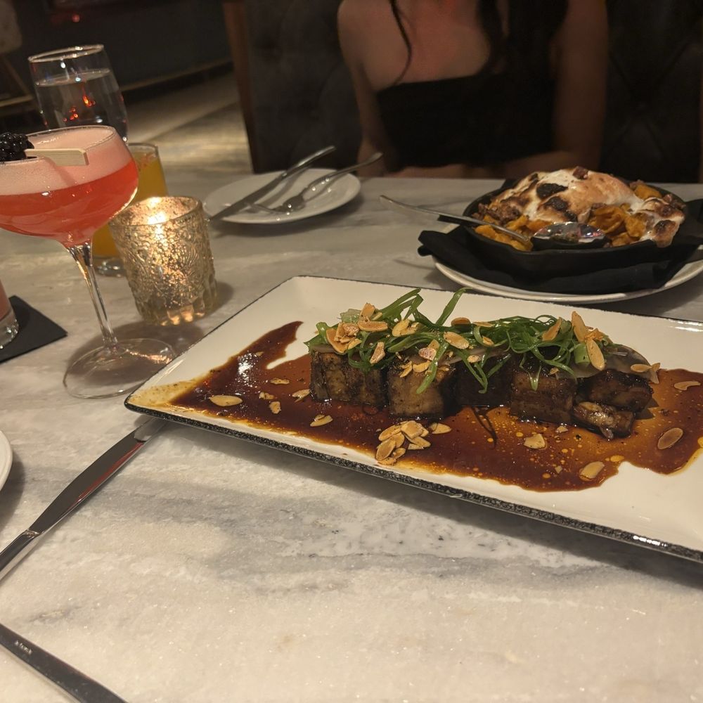 Proudfoot & Bird - Pork Belly Burnts End & Sweet Potato Casserole - Steakhouses Near Me - Des Moines, Iowa Proudfoot & Bird - Pork Belly Burnts End & Sweet Potato Casserole - Steakhouses Near Me - Des Moines, Iowa