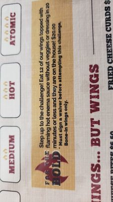Menu photo 4 Trolley Wing Company Midvale, UT