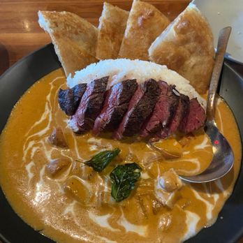Hanuman Thai Eatery - Massaman curry with skirt steak - Thai Near Me - Costa Mesa, California