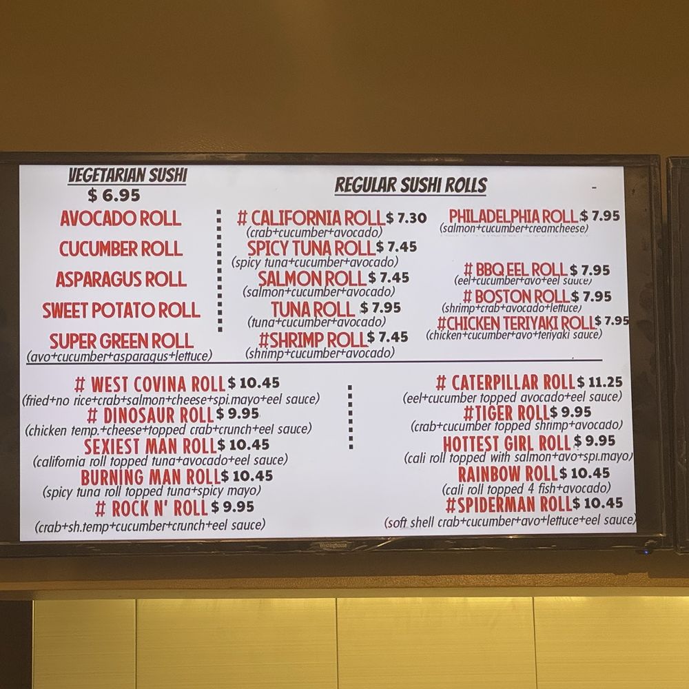 Sushi Tan - Menu - Sushi Bars Near Me - West Covina, California Sushi Tan - Menu - Sushi Bars Near Me - West Covina, California