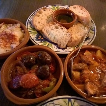 La Tasca - My tapas, plus bread and olive oil. The pushy waiter obviously thought it wasn't enough. - Spanish Near Me - Liverpool, XMS