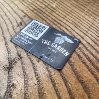 The Garden - QR code for orders - Beer Gardens Near Me - Alexandria, Virginia The Garden - QR code for orders - Beer Gardens Near Me - Alexandria, Virginia