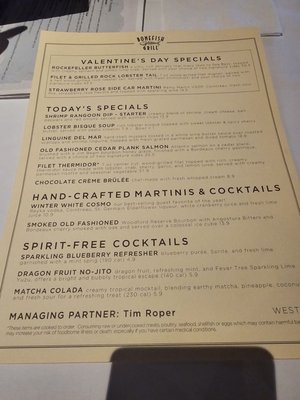 Menu photo 8 Bonefish Grill Weston, FL