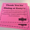 Zesty's Frozen Custard & Grill gift card