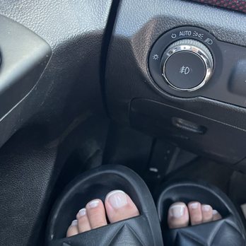 Trulycure - I hate showing my feet but she did an amazing job! The classic pedicure with French tip. - Nail Salons Near Me - Alhambra, California Trulycure - I hate showing my feet but she did an amazing job! The classic pedicure with French tip. - Nail Salons Near Me - Alhambra, California