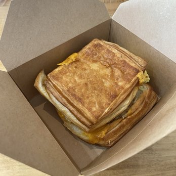 Squarz Bakery & Cafe - Sausage, Egg & Cheese Croissant - Bakeries Near Me - Scottsdale, Arizona