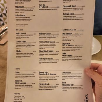 Nuba in Yaletown - Dinner menu - Lebanese Near Me - Vancouver, British Columbia Nuba in Yaletown - Dinner menu - Lebanese Near Me - Vancouver, British Columbia