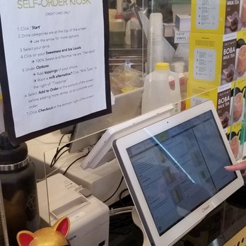 Sunright Tea Studio - Chino - Self-order kiosk - Bubble Tea Near Me - Chino, California